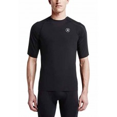 Lycra Hurley Elite Top Manga Corta Negra